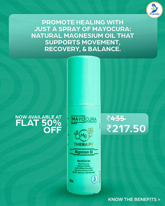 Mayocura Magnesium Oil Spray for Body Pain