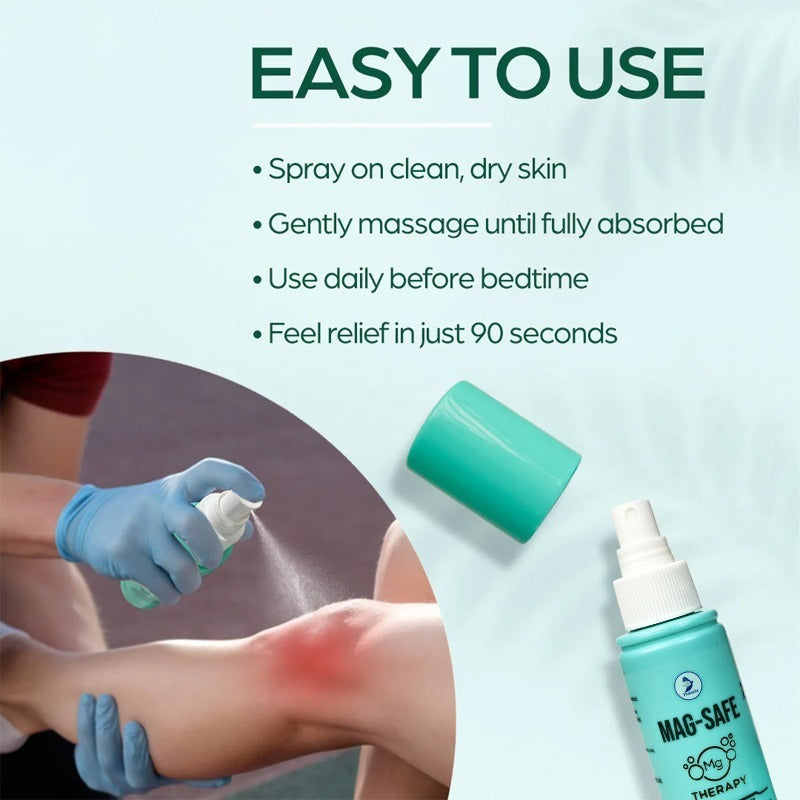 MagSafe Magnesium Oil Spray for Body Pain